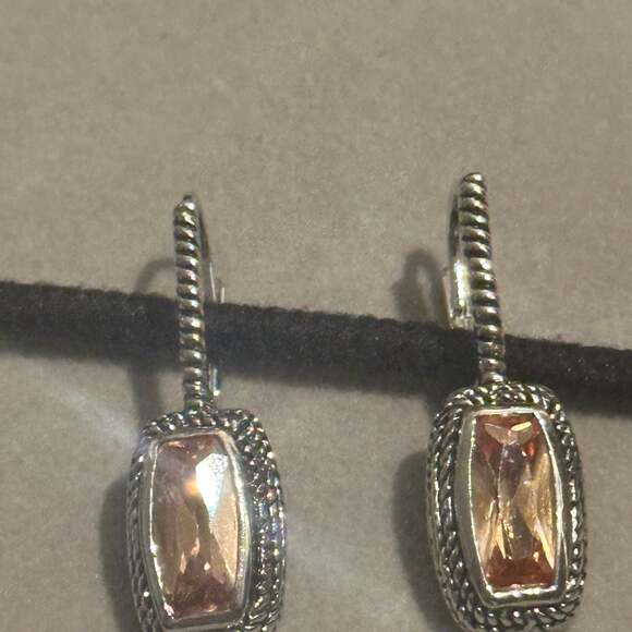 Unknown Jewelry - David Yurman Albion Morganite Diamond Pendant Enhancer, 14mm